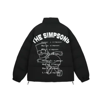 The Simpsons Down Jacket Coat Unisex
