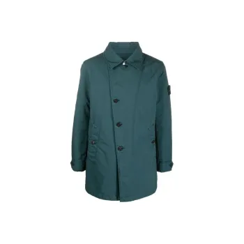 STONE ISLAND Coats Men Green