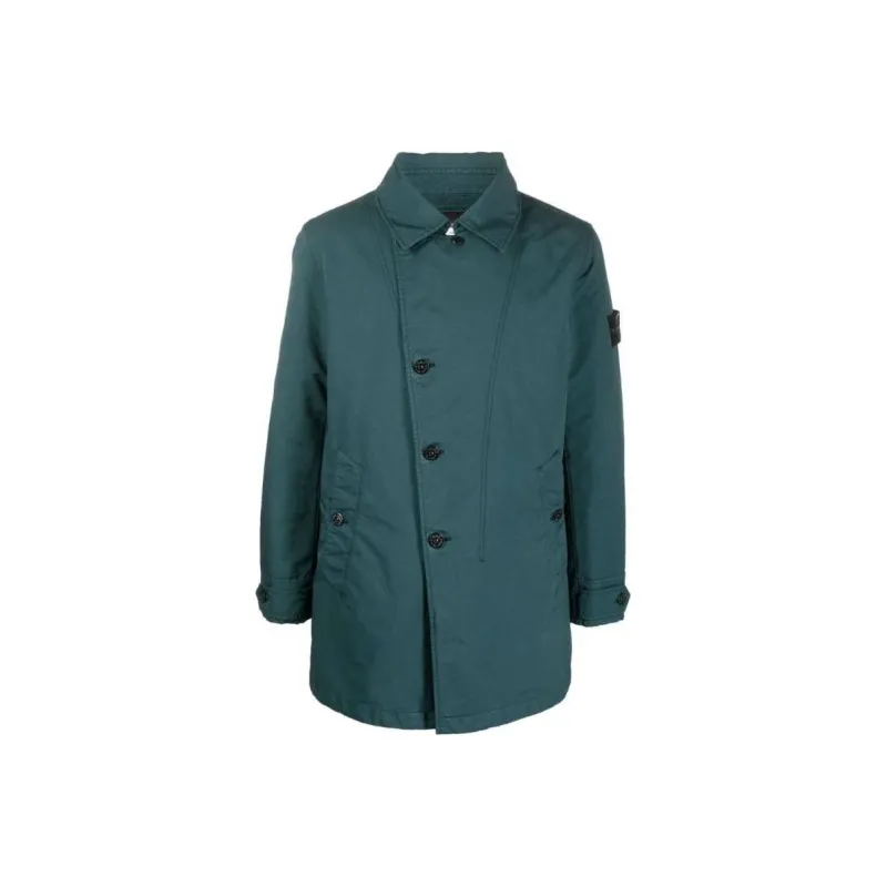STONE ISLAND Coats Men Green-0
