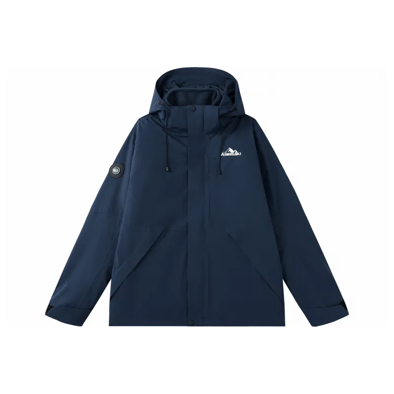 Kawasaki Outdoor Hiking Waterproof, Windproof, And UV Protection Windbreaker Jacket Unisex-4