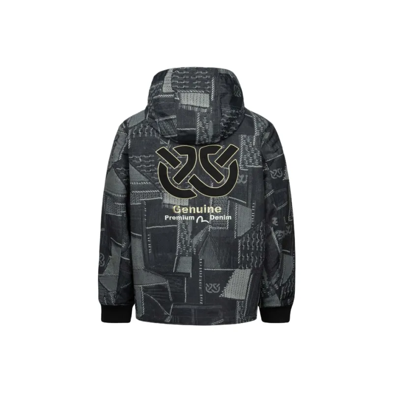 EVISU Denim Jacket Men's Navy Blue-0