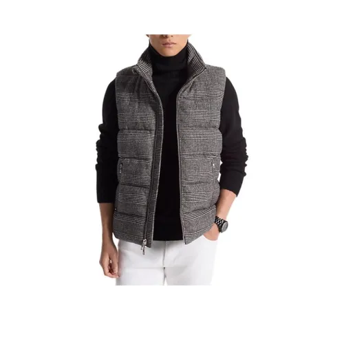 MICHAEL KORS Glen Plaid Quilted Vest