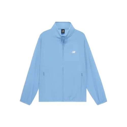 New Balance Jackets Men Blue
