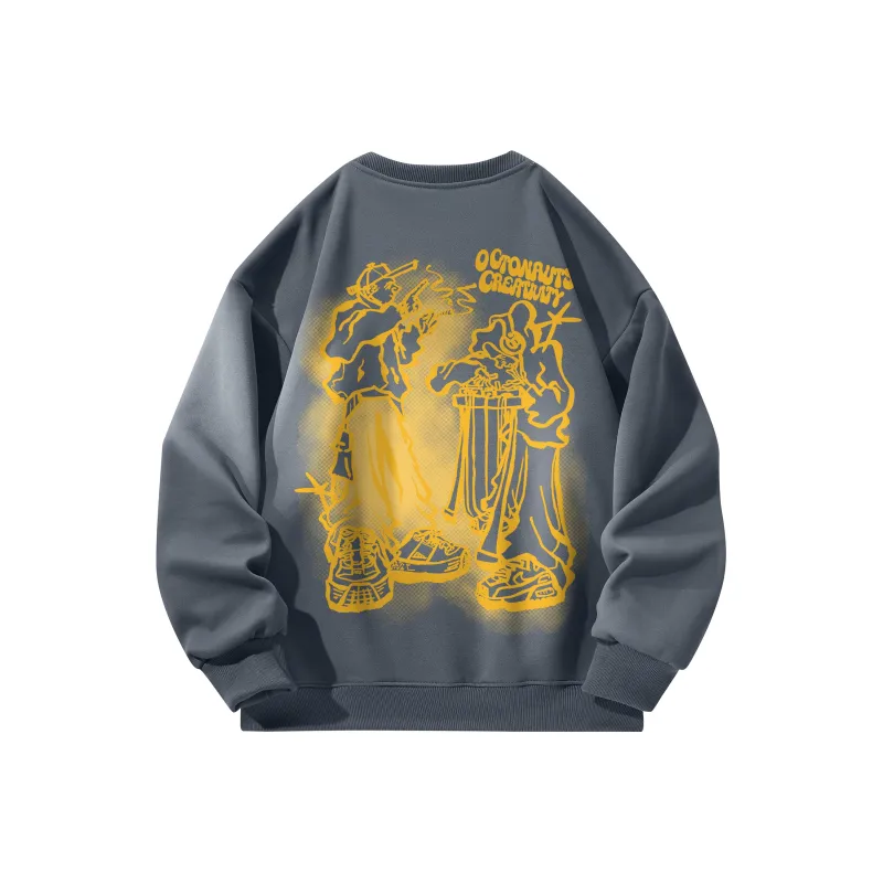 Small Columns Under The Sea Sweatshirt Unisex-15