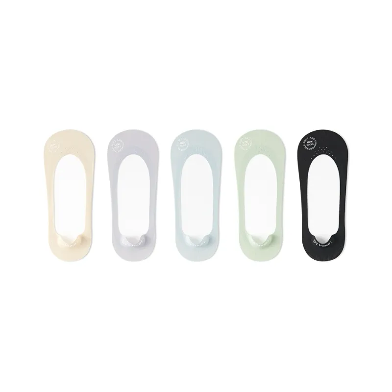 B&C.Room No Show Socks Women's 5 Pack-16