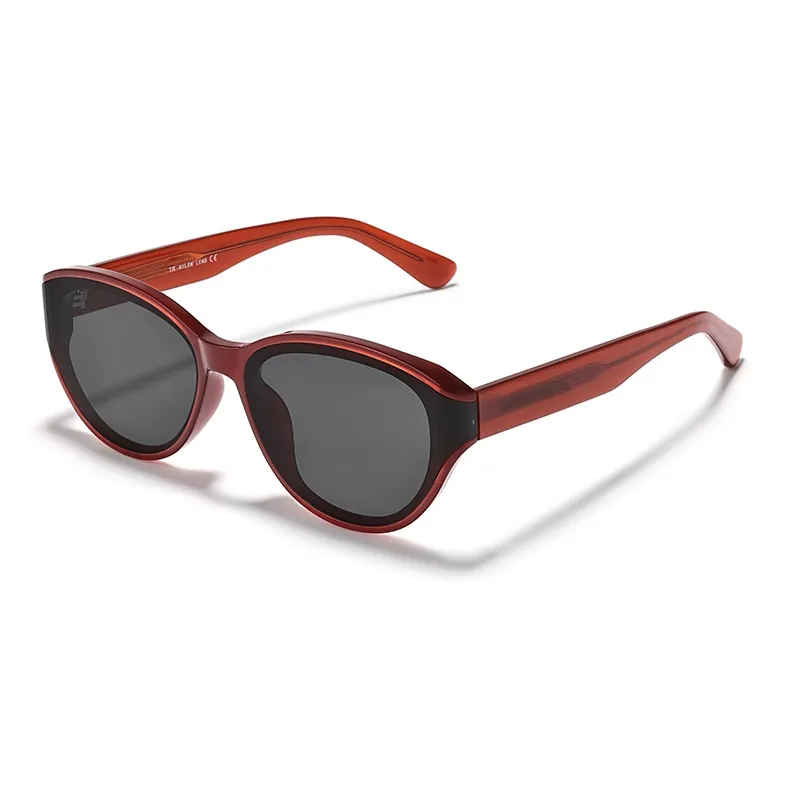 Sagawa TR/Memory Plastic Plate Frame Cat Eye Sunglasses Unisex-8