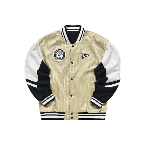 FILA FUSION Baseball Jerseys Men Mud Khaki