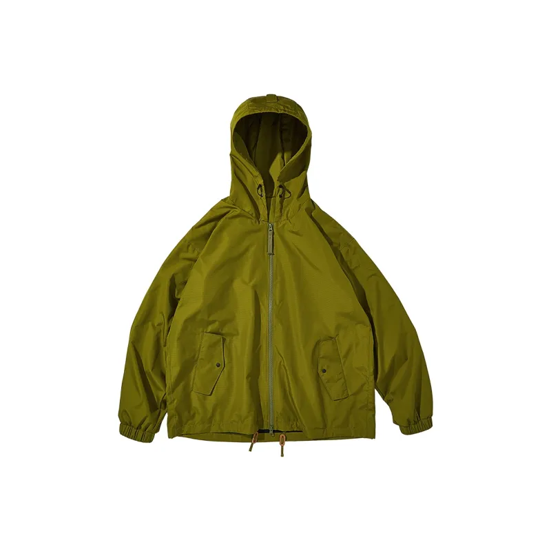 SET FUNS SETFUNS Webbing Pleated Lace-Up Jacket Unisex Mustard Yellow Fall-0