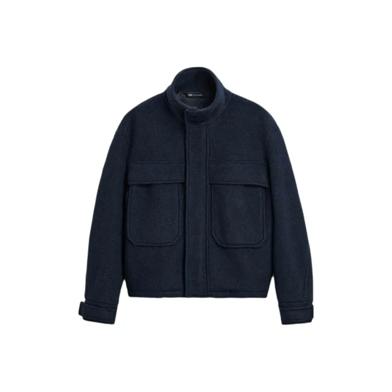 ZARA Jackets Coats Men's Dark Blue-0