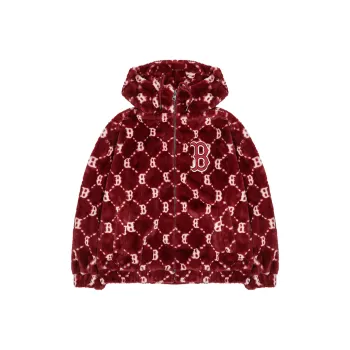 MLB Velvet Jackets Unisex Burgundy