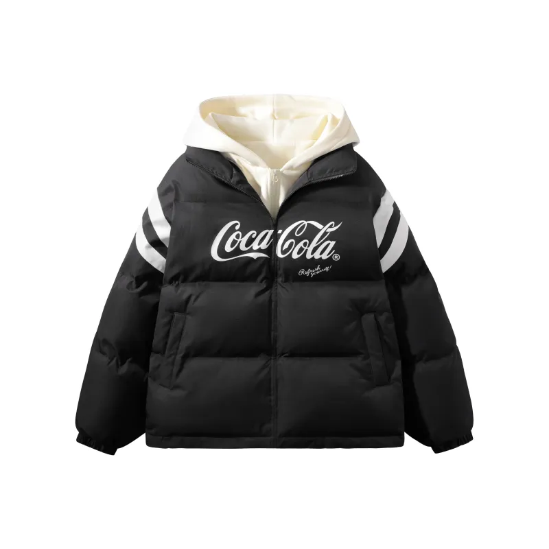 Coca-Cola Puffer Jacket Coat Unisex-0