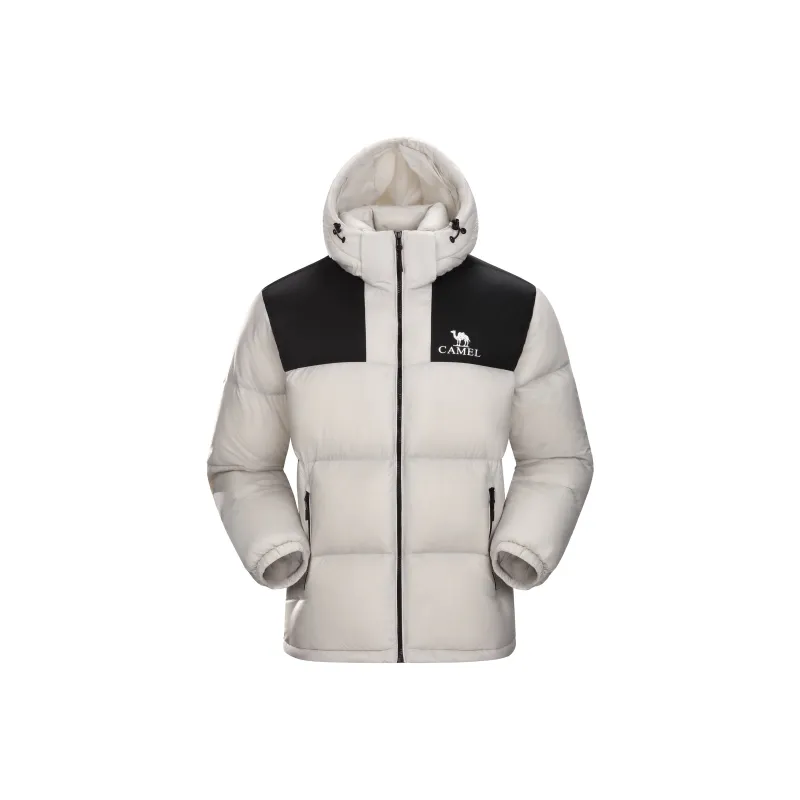 CAMEL Warm Fleece Series Down Jacket Unisex-16