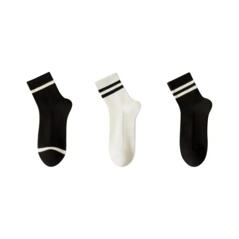 Temooues Mid Calf Socks Women's Combo Set-0