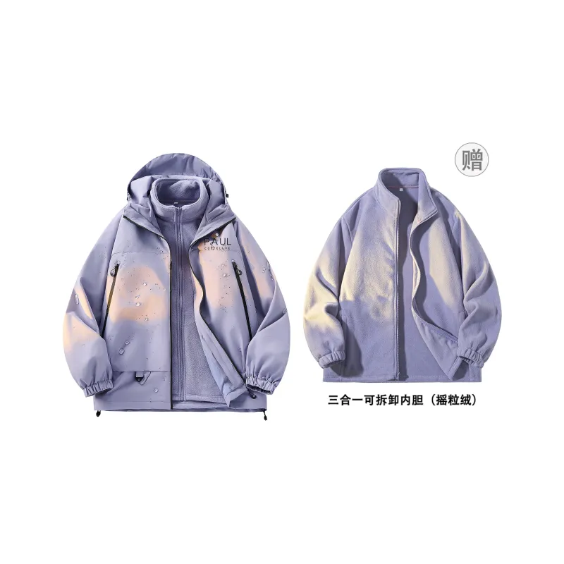 PAUL COSTELLOE Waterproof And Windproof To Keep Warm Windbreaker Jacket Unisex-16