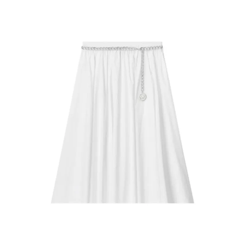 MICHAEL KORS SS25 Casual Long Skirt Women's White-1
