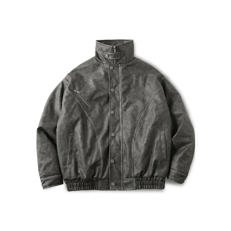 LAMLICKA Jackets Coats Unisex Gray-0