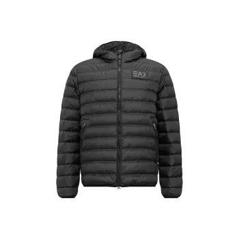 EMPORIO ARMANI Logo patch Hooded Jacket