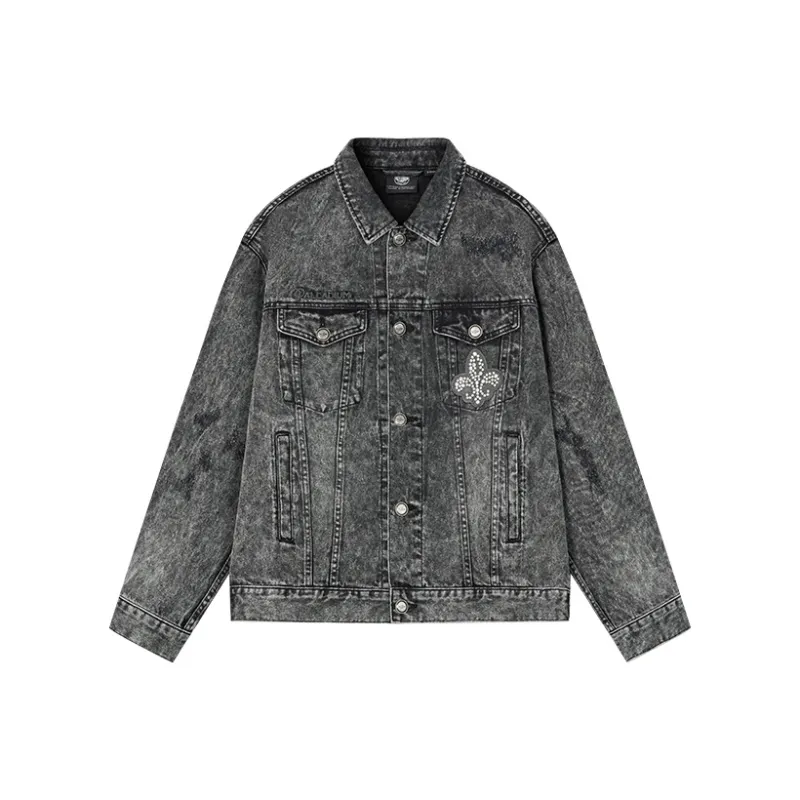 Palladium Denim Jacket Unisex Black Shadow-0