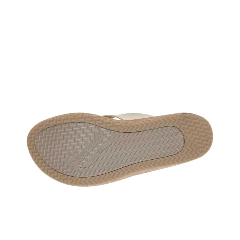Skechers ARCH FIT BEVERLEE Flip Flops Women's White-4