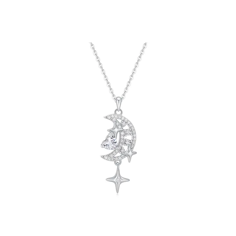 KADER 925 Sterling Silver Necklaces Women's Silver-0