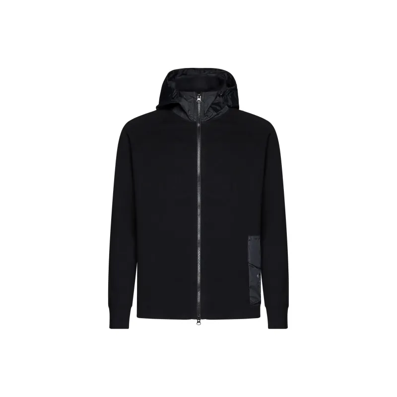 C.P.Company Logo Printed Zipped Fleece Hoodie-0