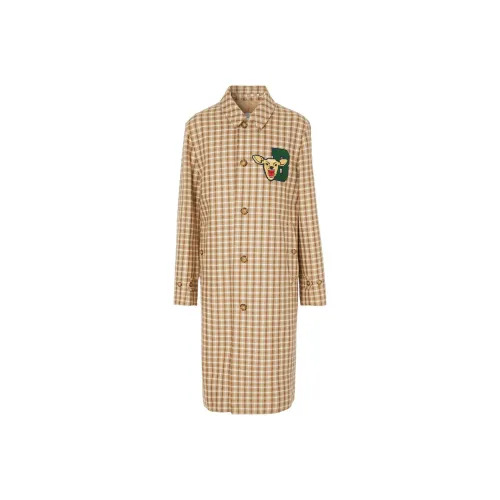 Burberry Coats Men Yellow