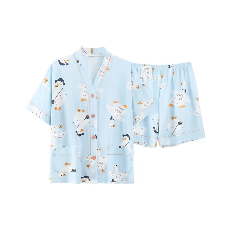 MADALLO Pajama Set Women's Sky Blue-0
