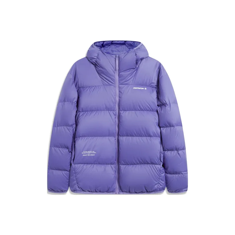 LINING Sports Fashion Collection Down Jackets Men Ocean Crystal Purple-0