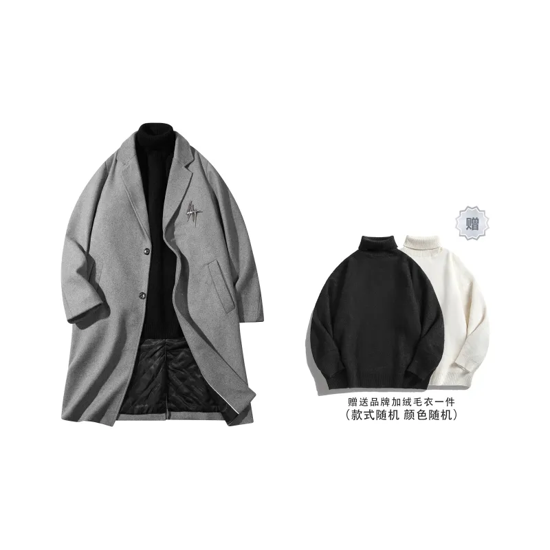 LA'T.WEEKEND Coats Unisex Thickened And Fleece Lined/Regular Optional-13