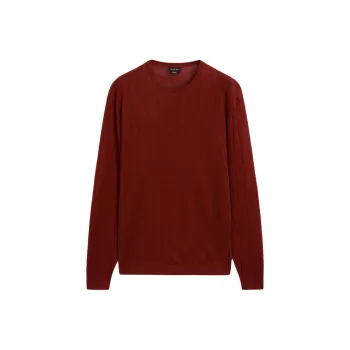Massimo Dutti Sweater Men's Burgundy