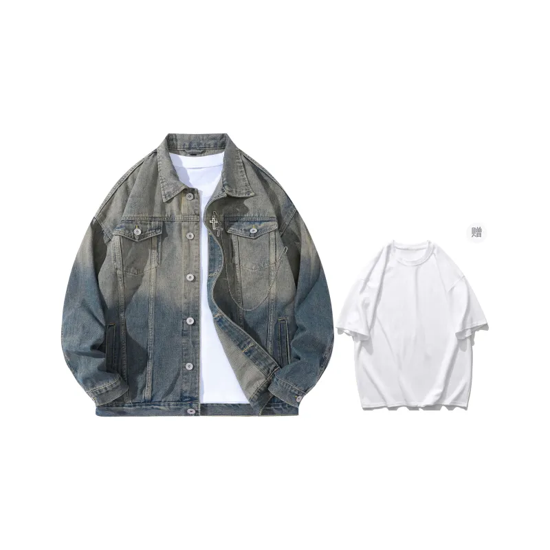 A.X.S.K Denim Jackets Unisex-0