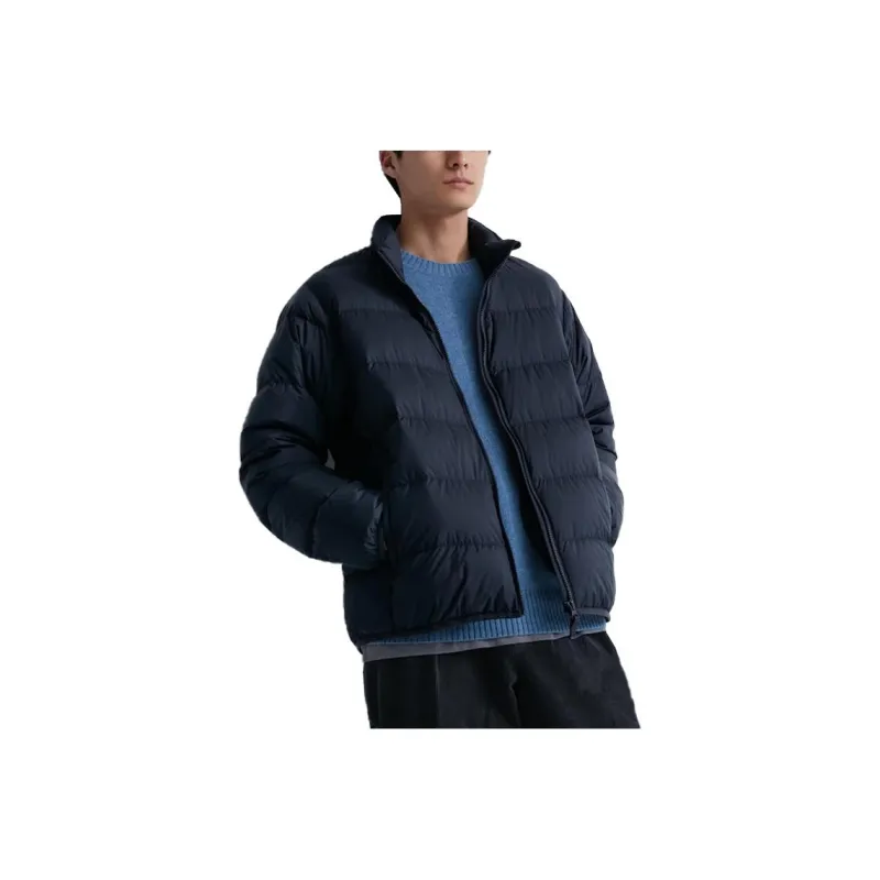 UNIQLO Down Jacket Men's Navy Blue-0