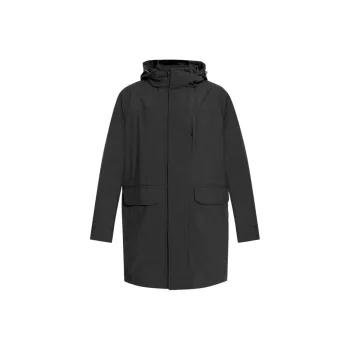 Brioni Hooded Drawstring Coat