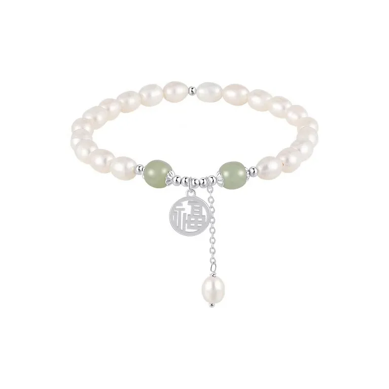 CHINA GOLD Bracelets White Jade/Pale Greenish White Jade Women's-3