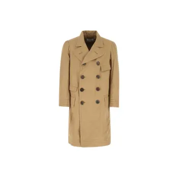 Maison Margiela Double-Breasted Trench Coat