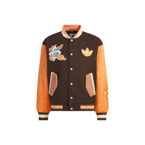 Adidas Originals Baseball Jacket Unisex Dark Brown