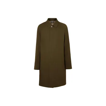 Burberry Coats Men Army Green
