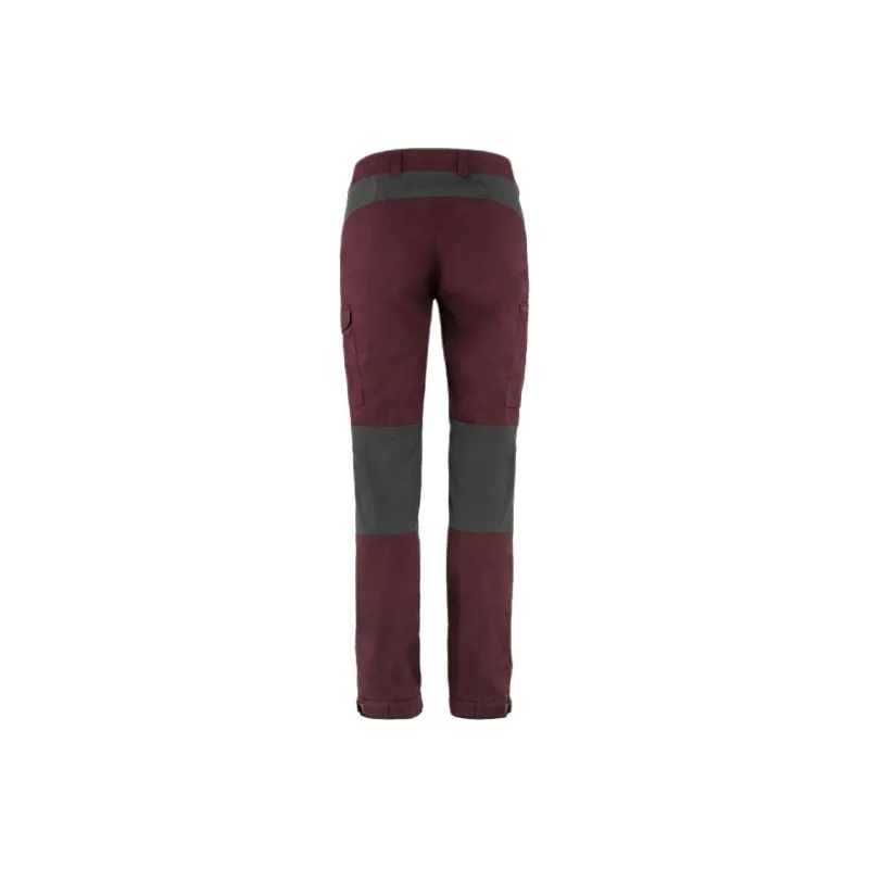 Fjallraven Casual Pants Women's Deep Garnet Red-1