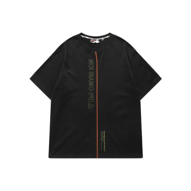 FILA FUSION NOISIAMOFILA T Shirt Men's Pitch Black-0