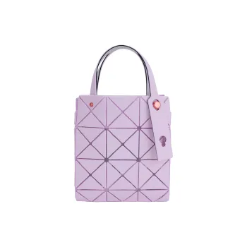 ISSEY MIYAKE CARAT Polyvinyl Chloride Resin Diamond Handbag Mini Women's Pink