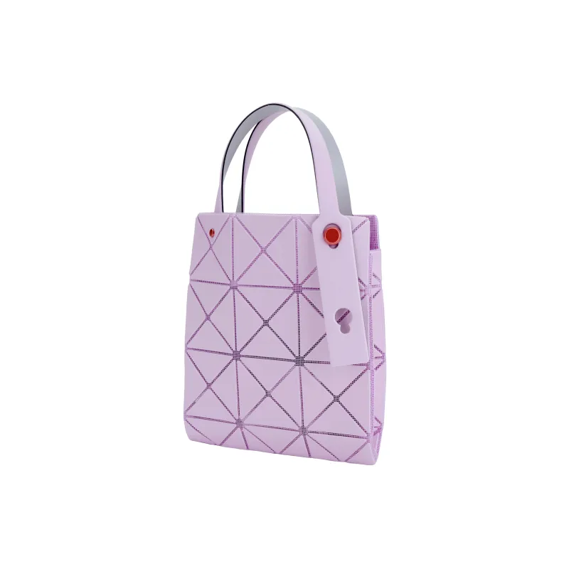 ISSEY MIYAKE CARAT Polyvinyl Chloride Resin Diamond Handbag Mini Women's Pink-1