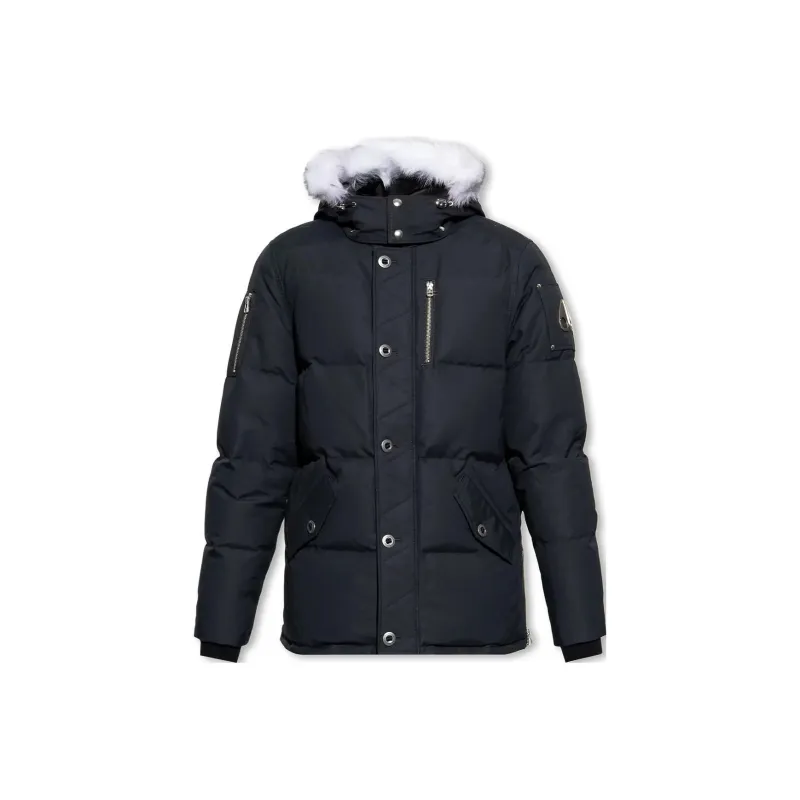 Moose Knuckles Down Jackets Men Navy Blue-0