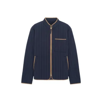 LI-NING 1990 Commuter Series Puffer Jackets Men Outer Space Blue