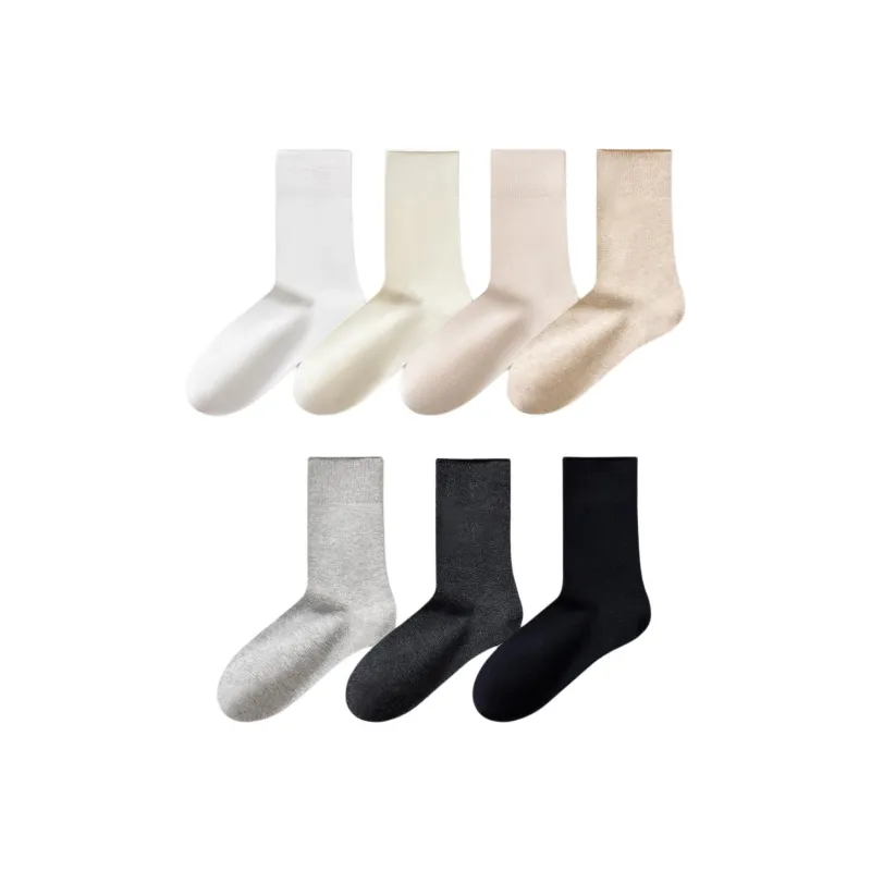 Temooues Mid Calf Socks Women's Combo Set-18