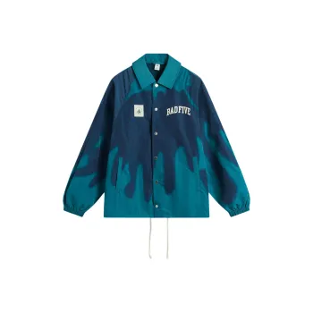 LiNing Badfive Jackets & Coats Men's Dark Prussian Blue Dragonfly Green All Over Print