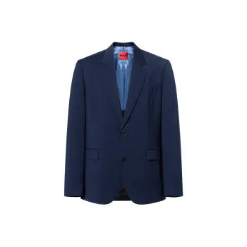 HUGO BOSS Business Suits Coats Men's Dark Blue
