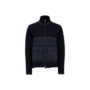 Moncler Down Jackets Men Navy