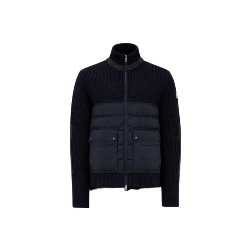 Moncler Down Jackets Men Navy-0