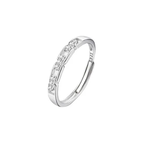 NIANNIANXI 925 Sterling Silver With Zircon Rings Women's