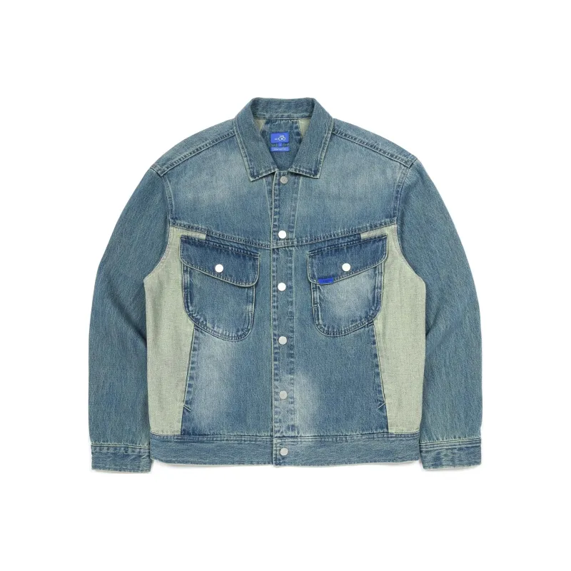Lee SS25 INDIGO Denim Jackets Men Light Blue-0